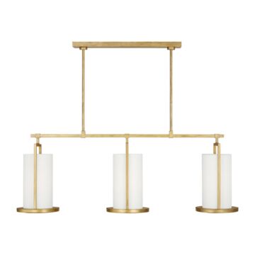 Sherwood Three Light Chandelier in Coastal Gild by Visual Comfort Studio