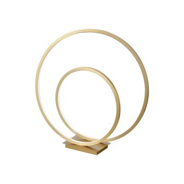  Twist LED Desk Lamp in Brass