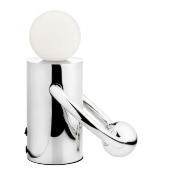 Septum LED Table Lamp in Chrome by Kuzco Lighting