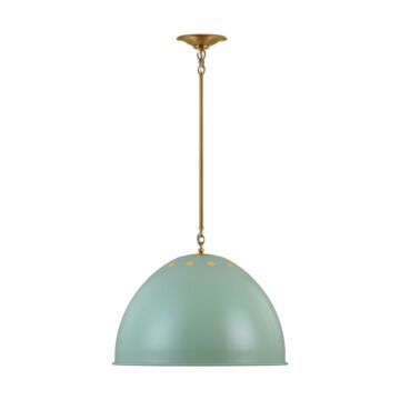 Robbie One Light Pendant in Eucalyptus by Visual Comfort Studio