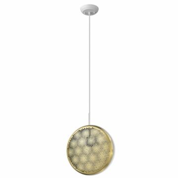 Tholos 1-Light Pendant in White