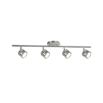 Lyra LED Track Lighting in Brushed Nickel by Kuzco Lighting
