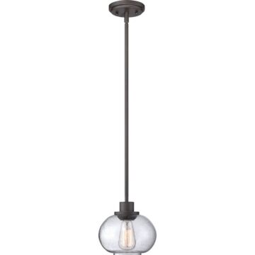 Trilogy One Light Mini Pendant in Old Bronze by Quoizel