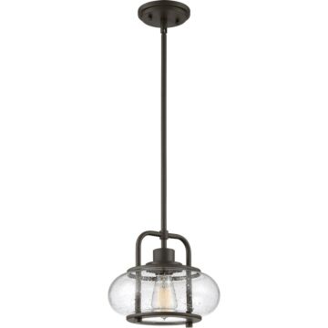 Trilogy One Light Mini Pendant in Old Bronze by Quoizel
