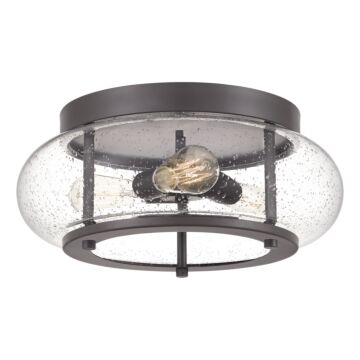 Quoizel Trilogy 3 Light 16 Inch Ceiling Light in Old Bronze