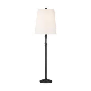 Capri One Light Table Lamp in Aged Iron by Visual Comfort Studio