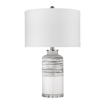 Trend Home 1-Light Table Lamp in Polished Nickel
