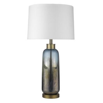 Trend Home 1-Light Table Lamp in Brass