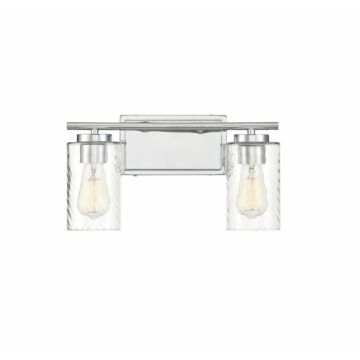 Trade Winds Raymond 2 Light Bathroom Vanity Light in Chrome