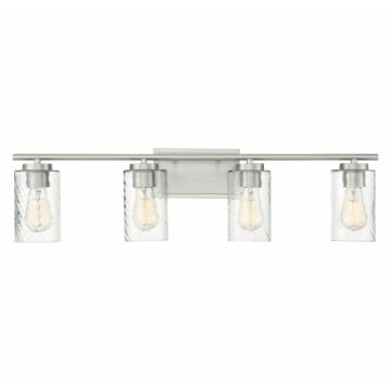 Trade Winds Raymond 4 Light Bathroom Vanity Light in Brushed Nickel