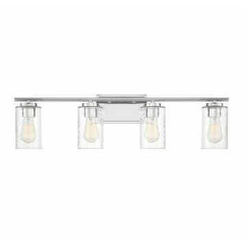 Trade Winds Raymond 4 Light Bathroom Vanity Light in Chrome