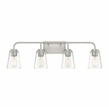 Trade Winds Wickford 4 Light Bathroom Vanity Light in Brushed Nickel