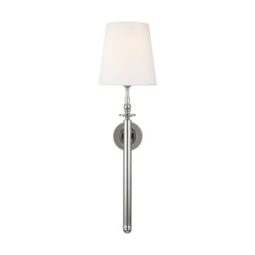 Capri One Light Wall Sconce in Polished Nickel by Visual Comfort Studio
