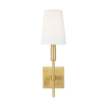 Beckham Classic One Light Wall Sconce in Burnished Brass by Visual Comfort Studio