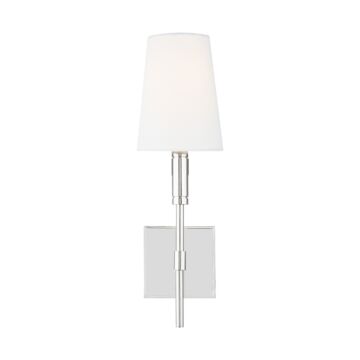 Beckham Classic One Light Wall Sconce in Polished Nickel by Visual Comfort Studio