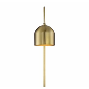 Trade Winds Lighting 1 Light Wall Sconce In Warm Brass