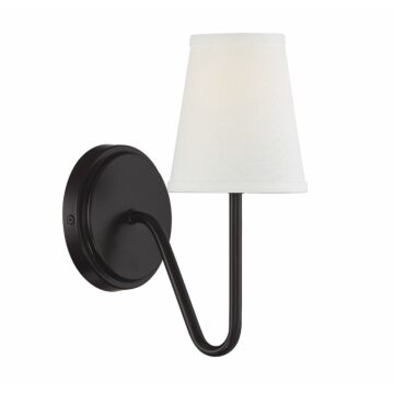 Mscon One Light Wall Sconce in Oil Rubbed Bronze by Meridian
