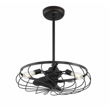 Trade Winds Lighting 3 Light Ceiling Fan In English Bronze