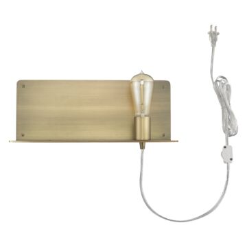 Arris 1-Light Aged Brass Sconce