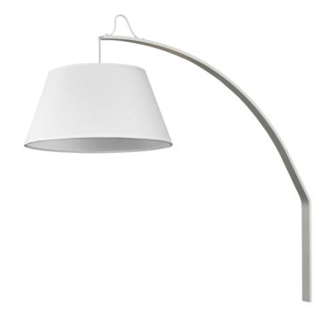 Della 1-Light White Sconce