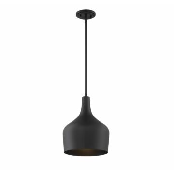 Mpend One Light Pendant in Matte Black by Meridian