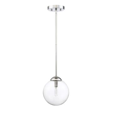 Trade Winds Chelsea Glass Pendant Light in Chrome