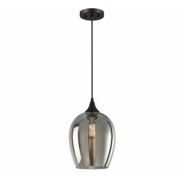 Trade Winds Lighting 1 Light Pendant Light In Oil Rubbed Bronze