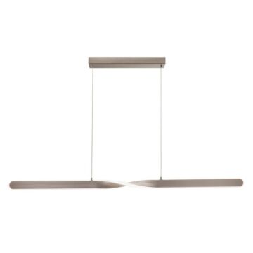 Twist LED Pendant in Satin Nickel by AFX Lighting