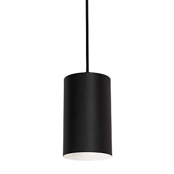 Tyke One Light Pendant in Black by AFX Lighting