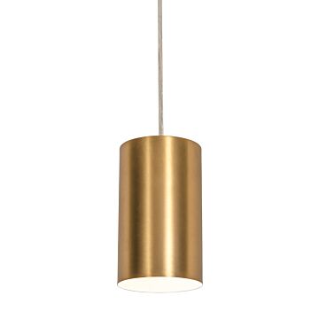Tyke One Light Pendant in Satin Brass by AFX Lighting