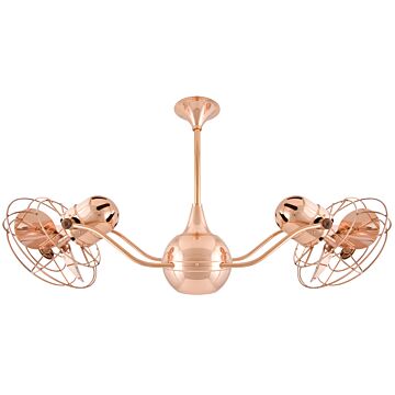 Vent-Bettina 3-Speed AC 42" Ceiling Fan in Polished Copper with Polished Copper blades