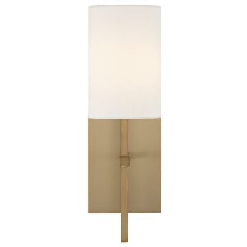Veronica One Light Wall Sconce in Aged Brass by Crystorama