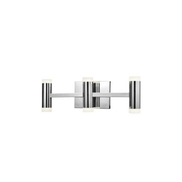 Brazen LED Bathroom Fixture in Chrome by Kuzco Lighting