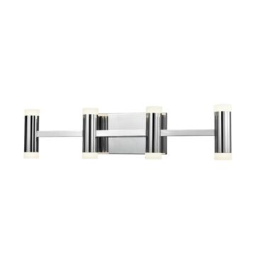 Brazen LED Bathroom Fixture in Chrome by Kuzco Lighting