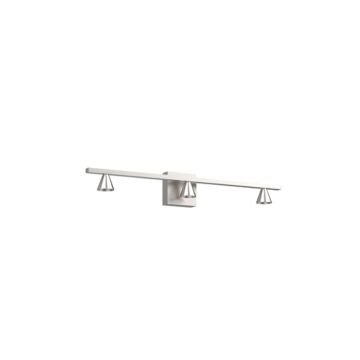 Dune LED Bathroom Fixture in Brushed Nickel by Kuzco Lighting