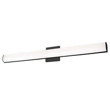 Longitude LED Bathroom Fixture in Black by Kuzco Lighting