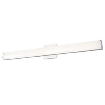 Longitude LED Bathroom Fixture in Chrome by Kuzco Lighting