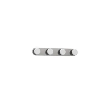 Rezz LED Bathroom Fixture in Brushed Nickel by Kuzco Lighting