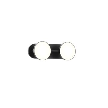 Novel LED Bathroom Fixture in Black by Kuzco Lighting
