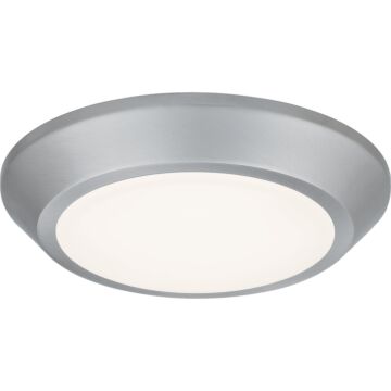 Verge LED Flush Mount in Brushed Nickel by Quoizel
