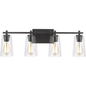 Mercer Four Light Vanity in Oil Rubbed Bronze by Visual Comfort Studio