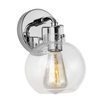 Clara One Light Wall Sconce in Chrome by Visual Comfort Studio
