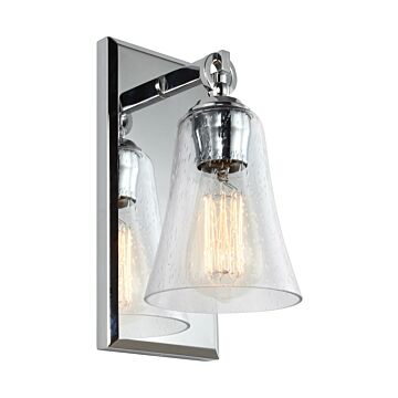 Monterro One Light Wall Sconce in Chrome by Visual Comfort Studio