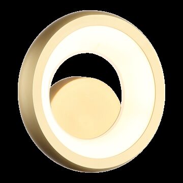 Maverick LED Wall Sconce in Brushed Gold by Matteo Lighting