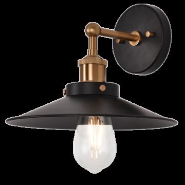 Bulstrode'S Workshop One Light Wall Sconce in Aged Gold Brass by Matteo Lighting