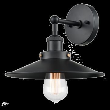 Bulstrode'S Workshop One Light Wall Sconce in Black by Matteo Lighting