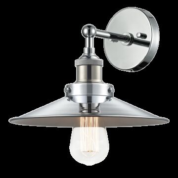 Bulstrode'S Workshop One Light Wall Sconce in Chrome by Matteo Lighting