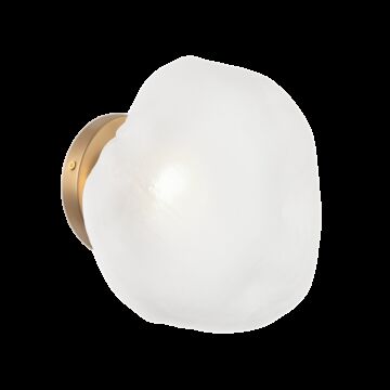 Matteo Melo 1 Light Wall Sconce In Aged Gold Brass