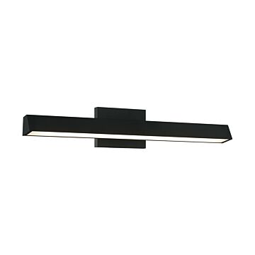 Isosceles LED Vanity in Matte Black by Matteo Lighting