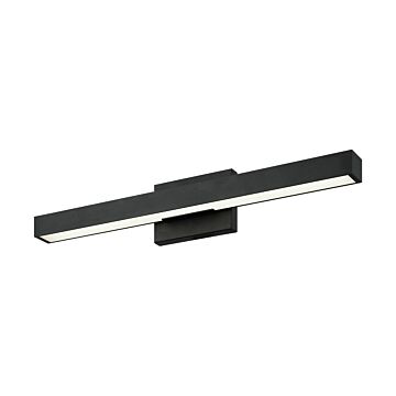 Presley LED Vanity in Matte Black by Matteo Lighting